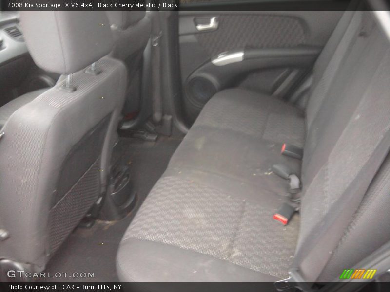 Black Cherry Metallic / Black 2008 Kia Sportage LX V6 4x4