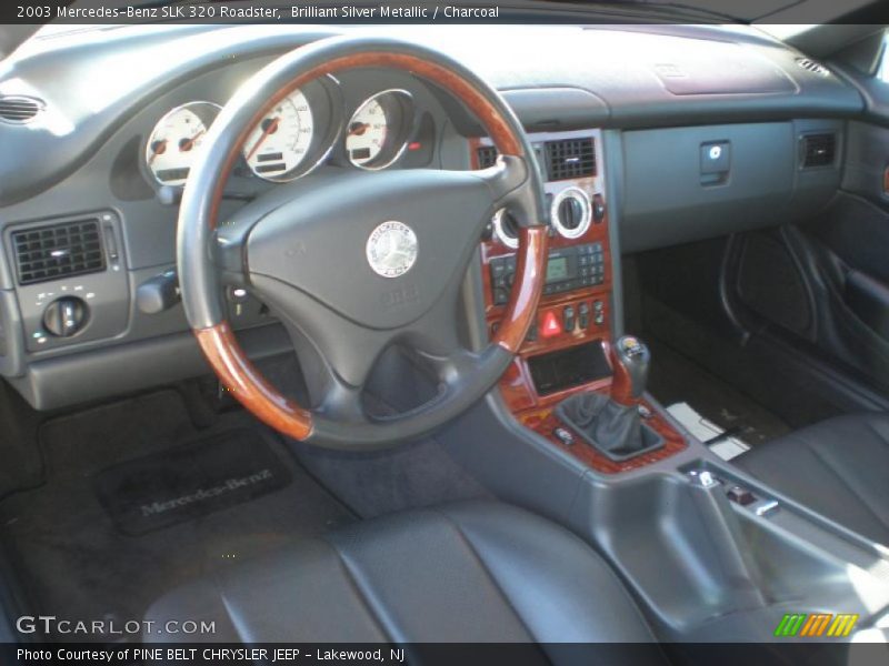  2003 SLK 320 Roadster Charcoal Interior