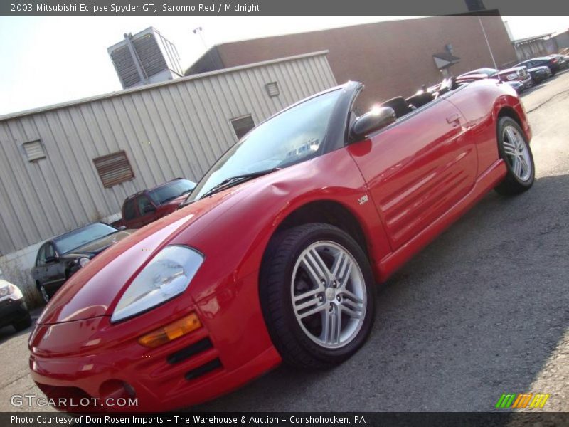 Saronno Red / Midnight 2003 Mitsubishi Eclipse Spyder GT