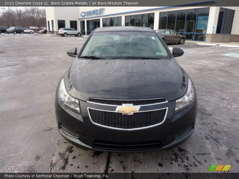 Black Granite Metallic / Jet Black/Medium Titanium 2011 Chevrolet Cruze LS