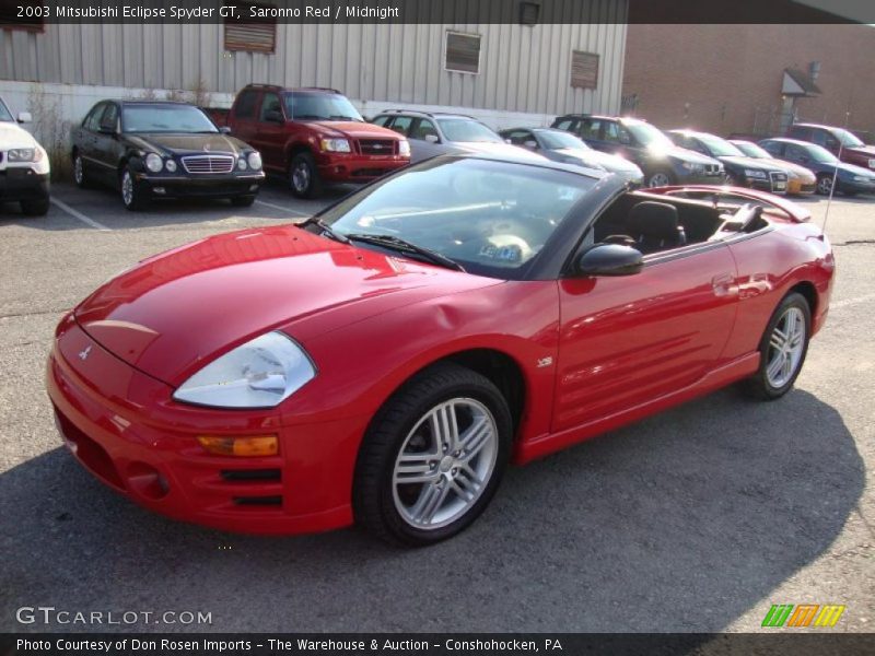 Saronno Red / Midnight 2003 Mitsubishi Eclipse Spyder GT