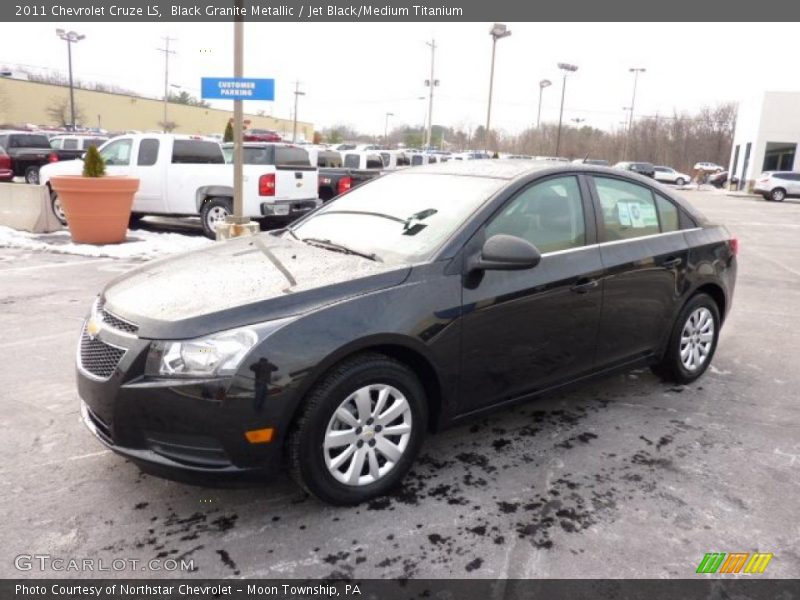 Black Granite Metallic / Jet Black/Medium Titanium 2011 Chevrolet Cruze LS