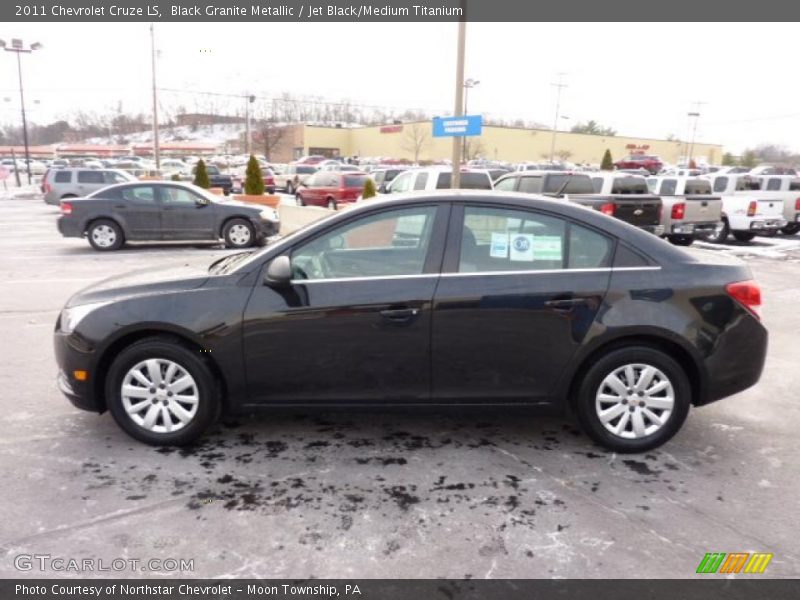 Black Granite Metallic / Jet Black/Medium Titanium 2011 Chevrolet Cruze LS