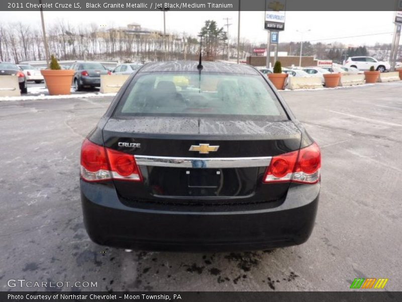 Black Granite Metallic / Jet Black/Medium Titanium 2011 Chevrolet Cruze LS