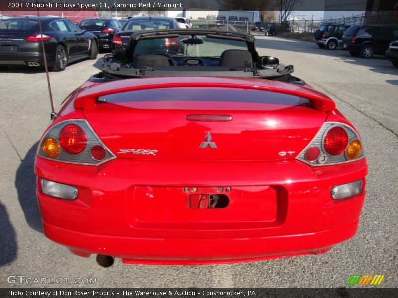 Saronno Red / Midnight 2003 Mitsubishi Eclipse Spyder GT