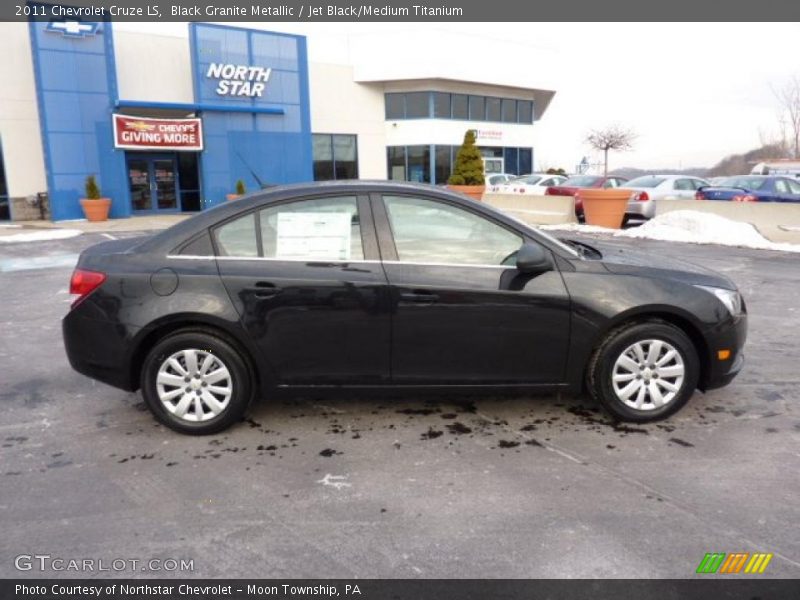 Black Granite Metallic / Jet Black/Medium Titanium 2011 Chevrolet Cruze LS