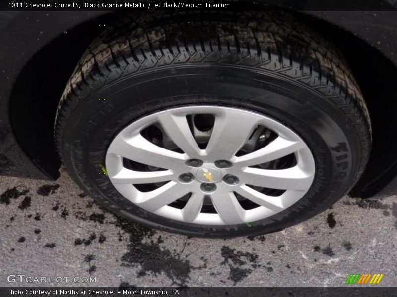 Black Granite Metallic / Jet Black/Medium Titanium 2011 Chevrolet Cruze LS