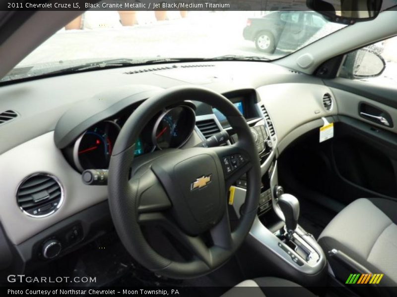 Black Granite Metallic / Jet Black/Medium Titanium 2011 Chevrolet Cruze LS