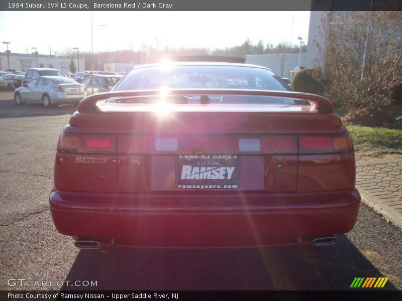 Barcelona Red / Dark Gray 1994 Subaru SVX LS Coupe