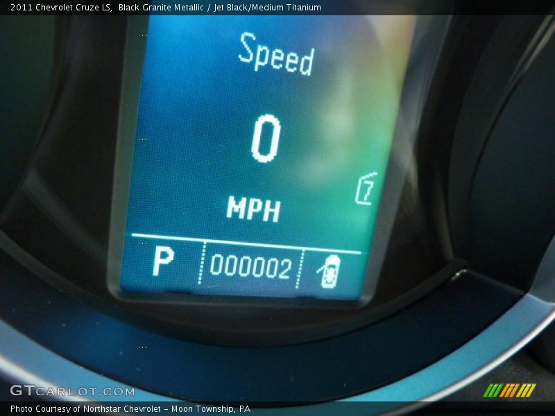 Black Granite Metallic / Jet Black/Medium Titanium 2011 Chevrolet Cruze LS