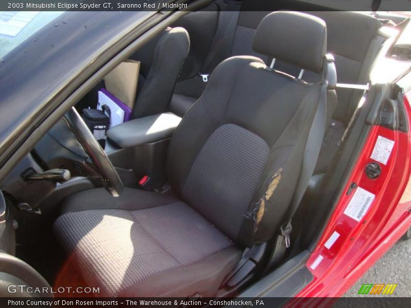 Saronno Red / Midnight 2003 Mitsubishi Eclipse Spyder GT