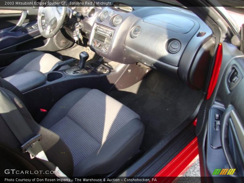 Saronno Red / Midnight 2003 Mitsubishi Eclipse Spyder GT