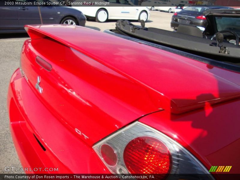 Saronno Red / Midnight 2003 Mitsubishi Eclipse Spyder GT