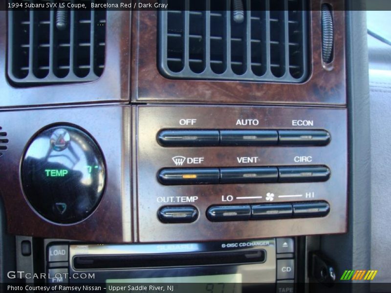 Controls of 1994 SVX LS Coupe