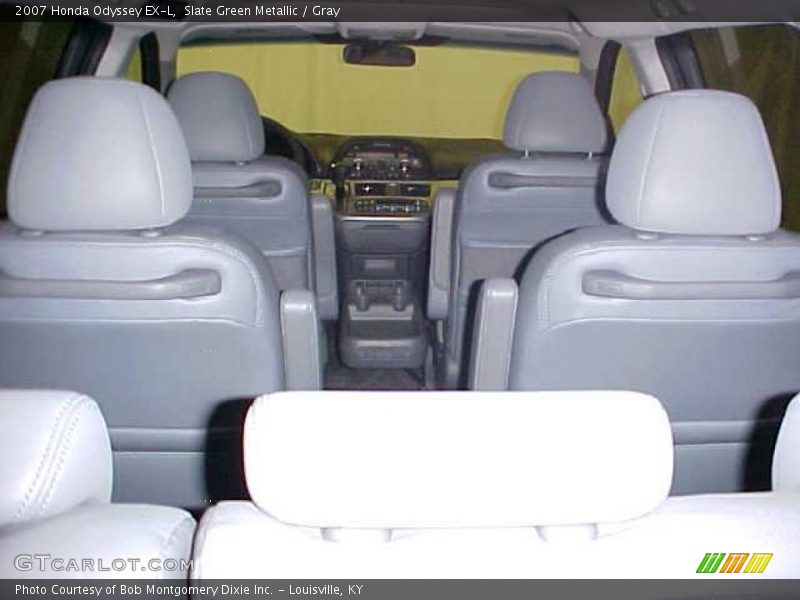 Slate Green Metallic / Gray 2007 Honda Odyssey EX-L