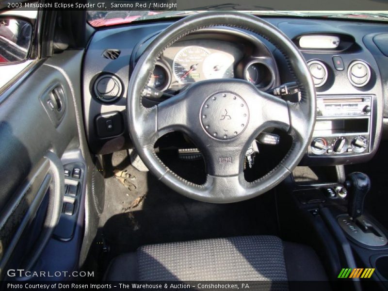 Saronno Red / Midnight 2003 Mitsubishi Eclipse Spyder GT
