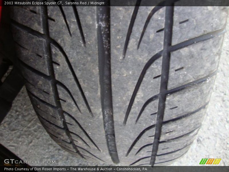 Saronno Red / Midnight 2003 Mitsubishi Eclipse Spyder GT