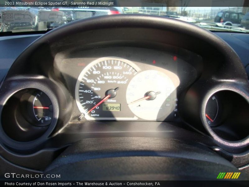 Saronno Red / Midnight 2003 Mitsubishi Eclipse Spyder GT