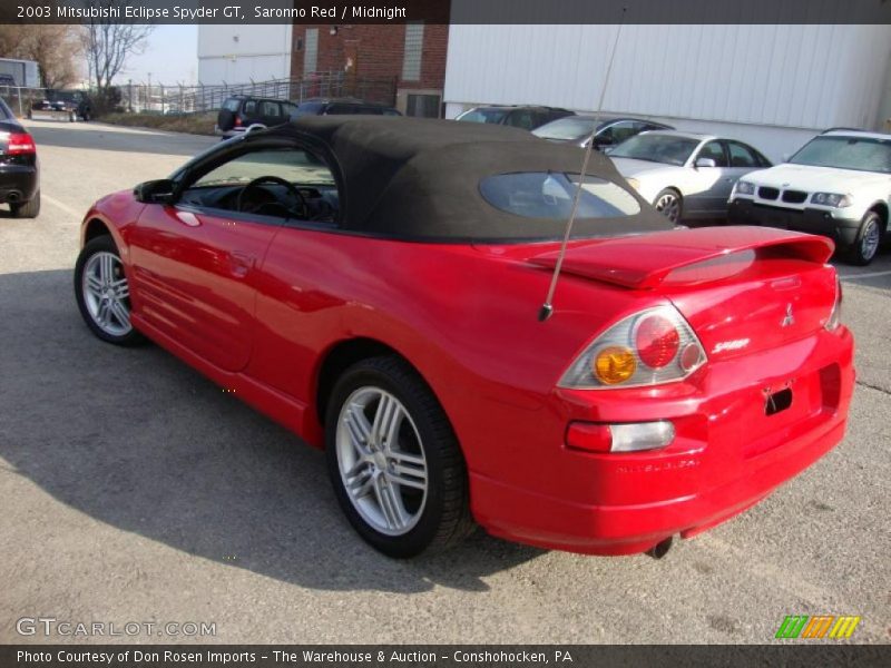 Saronno Red / Midnight 2003 Mitsubishi Eclipse Spyder GT