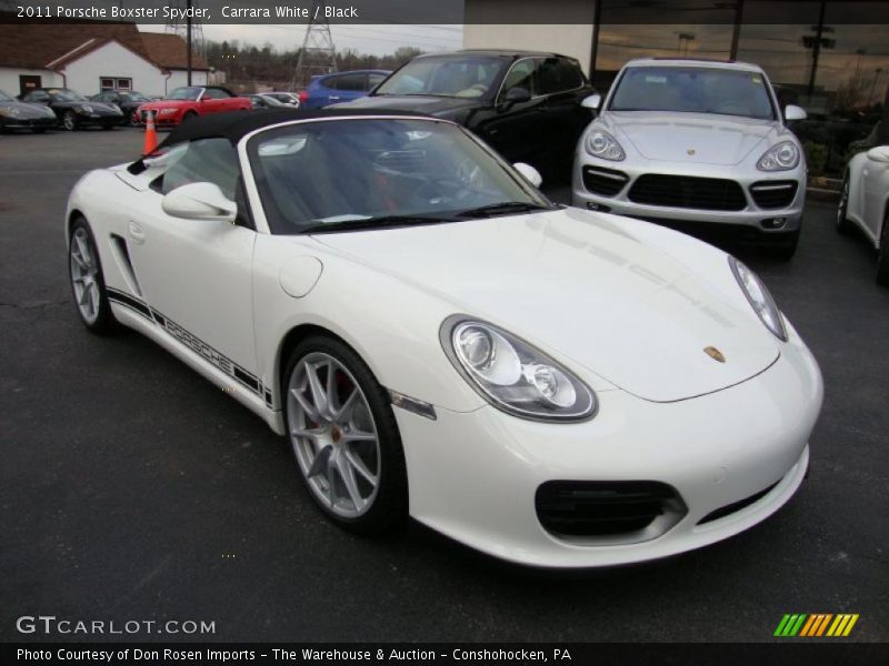  2011 Boxster Spyder Carrara White