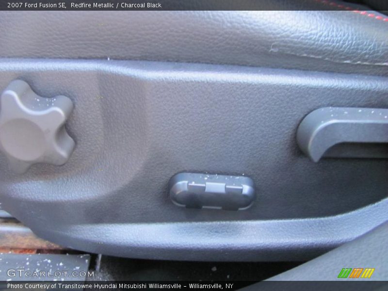 Redfire Metallic / Charcoal Black 2007 Ford Fusion SE
