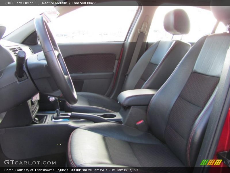 Redfire Metallic / Charcoal Black 2007 Ford Fusion SE