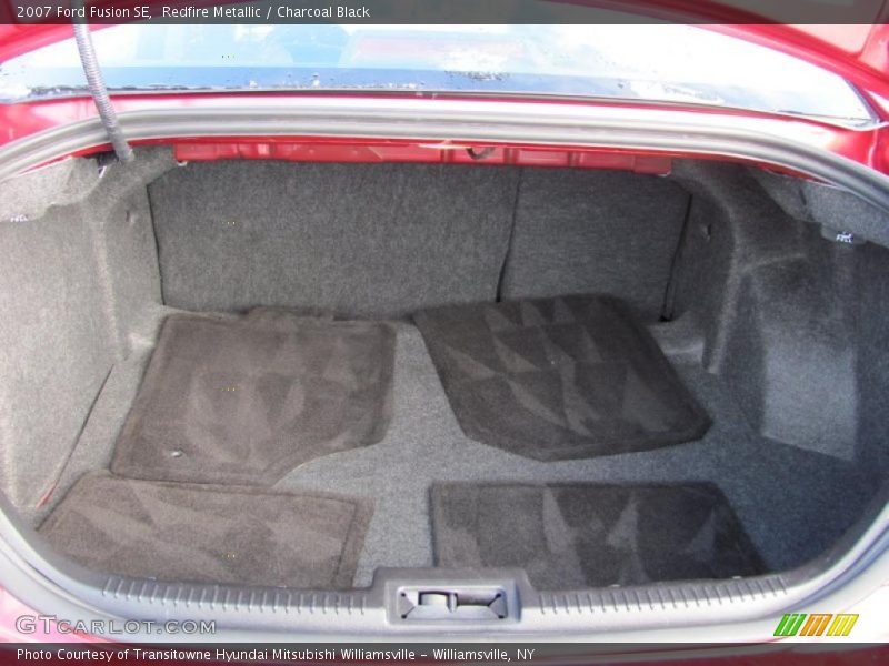 Redfire Metallic / Charcoal Black 2007 Ford Fusion SE