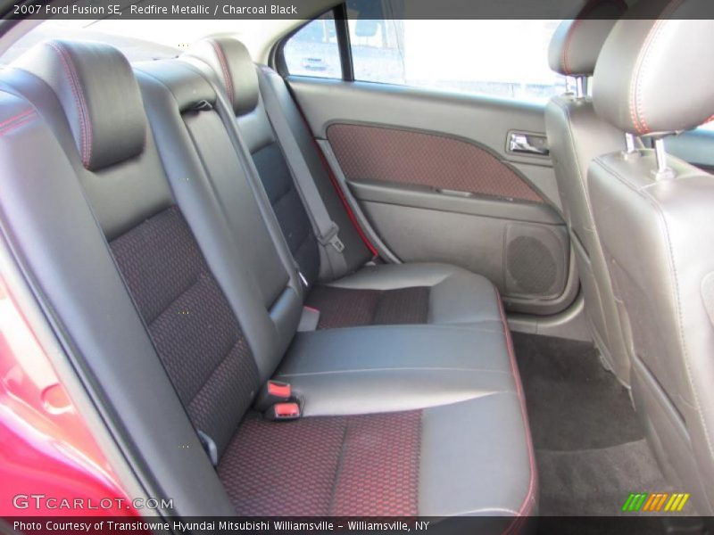 Redfire Metallic / Charcoal Black 2007 Ford Fusion SE