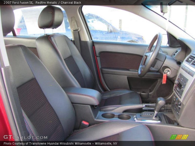 Redfire Metallic / Charcoal Black 2007 Ford Fusion SE