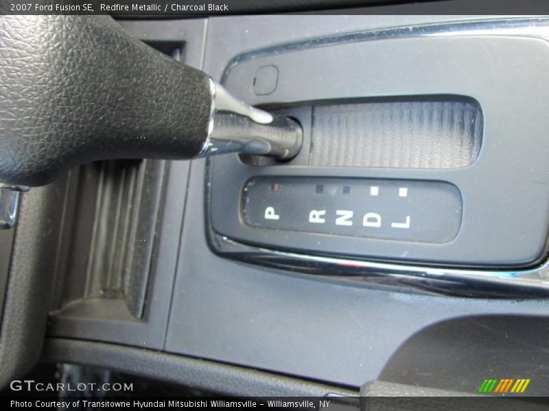 Redfire Metallic / Charcoal Black 2007 Ford Fusion SE