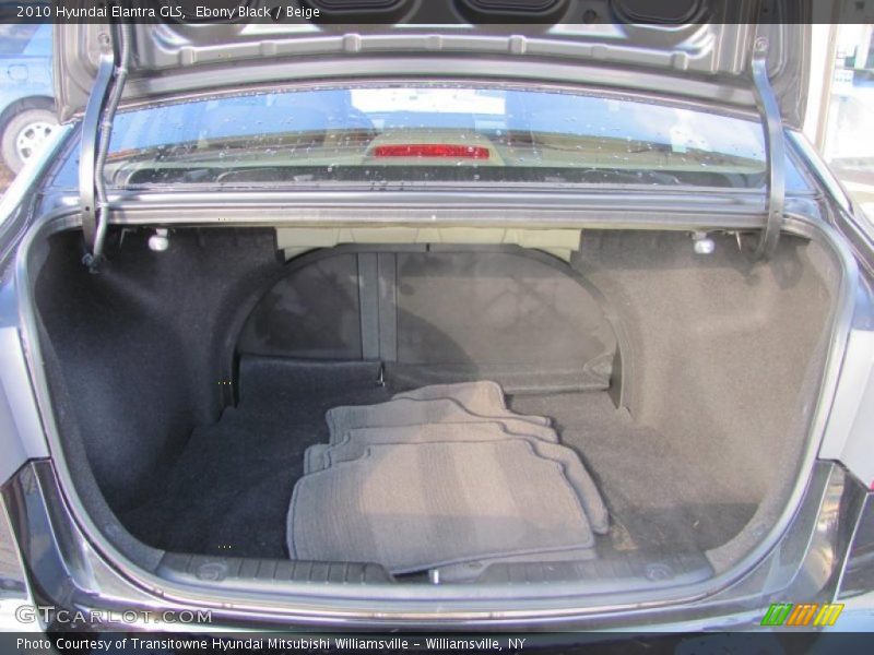 Ebony Black / Beige 2010 Hyundai Elantra GLS