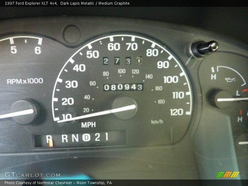 Dark Lapis Metallic / Medium Graphite 1997 Ford Explorer XLT 4x4