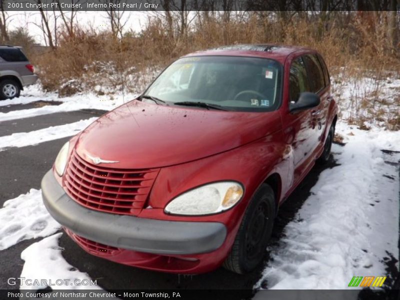 Inferno Red Pearl / Gray 2001 Chrysler PT Cruiser