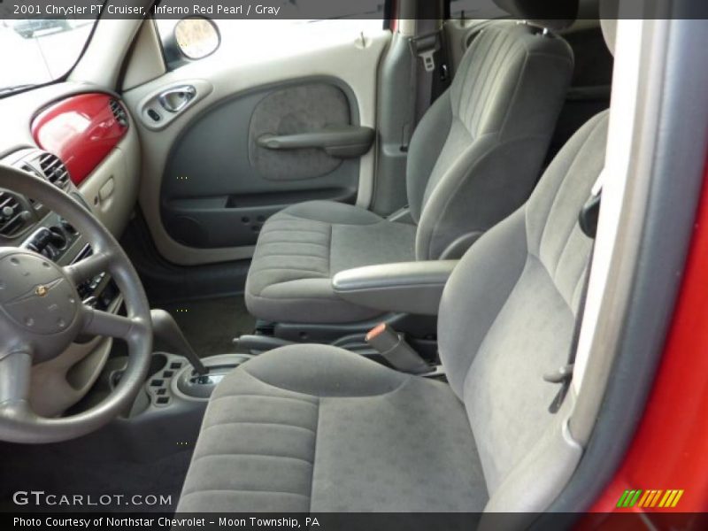 Inferno Red Pearl / Gray 2001 Chrysler PT Cruiser