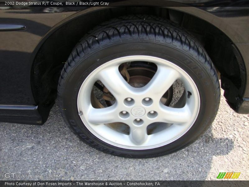 Black / Black/Light Gray 2002 Dodge Stratus R/T Coupe