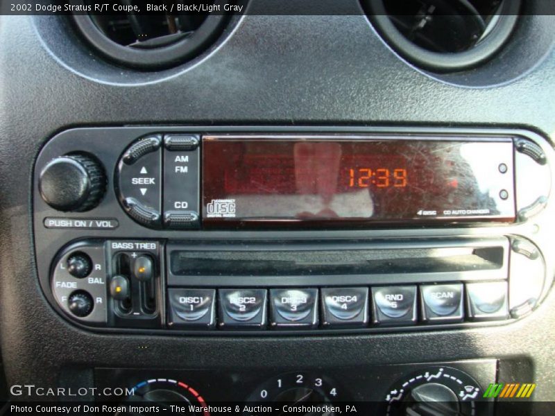 Controls of 2002 Stratus R/T Coupe