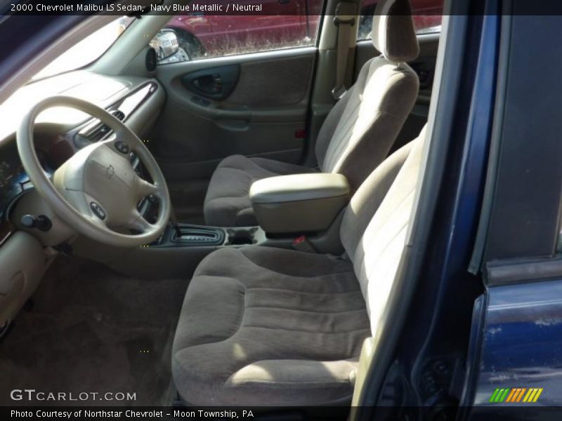 Navy Blue Metallic / Neutral 2000 Chevrolet Malibu LS Sedan
