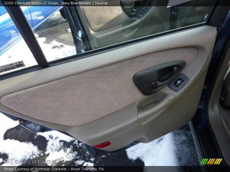 Navy Blue Metallic / Neutral 2000 Chevrolet Malibu LS Sedan