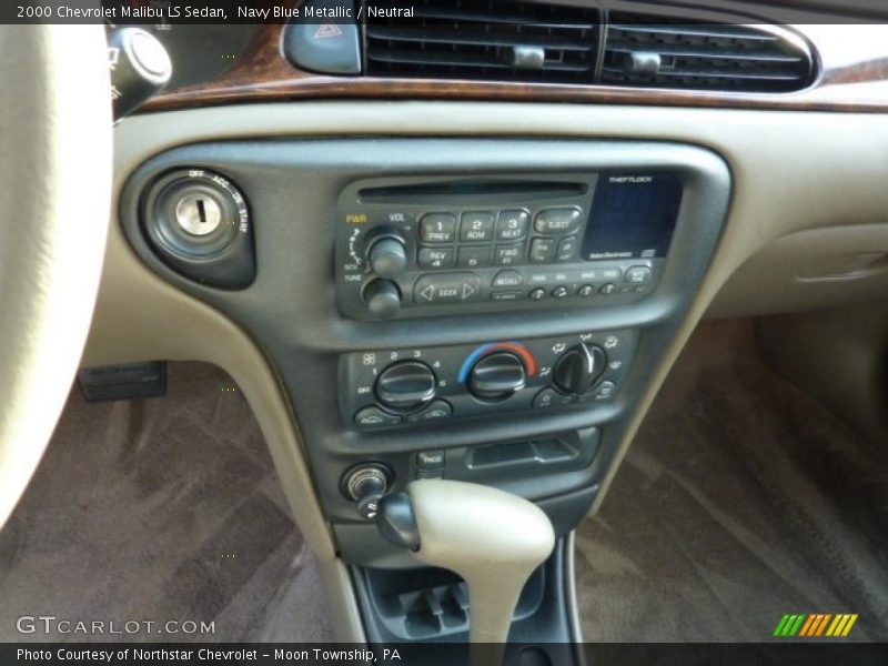 Navy Blue Metallic / Neutral 2000 Chevrolet Malibu LS Sedan