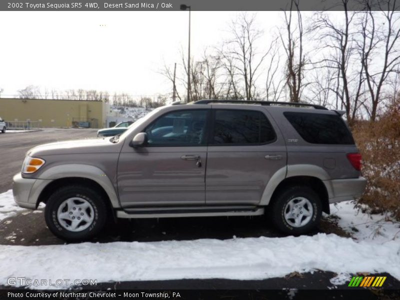 Desert Sand Mica / Oak 2002 Toyota Sequoia SR5 4WD
