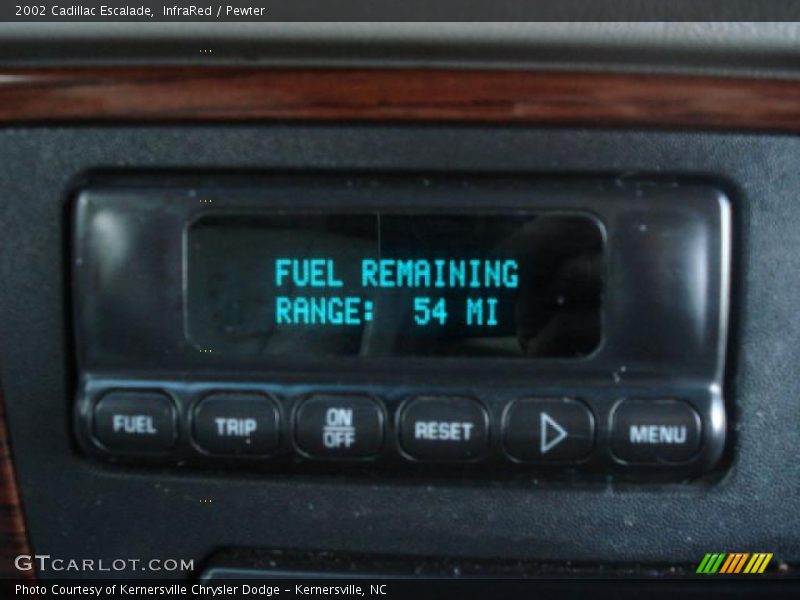 InfraRed / Pewter 2002 Cadillac Escalade
