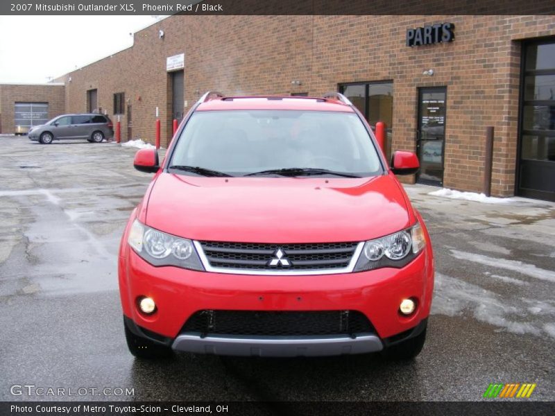 Phoenix Red / Black 2007 Mitsubishi Outlander XLS
