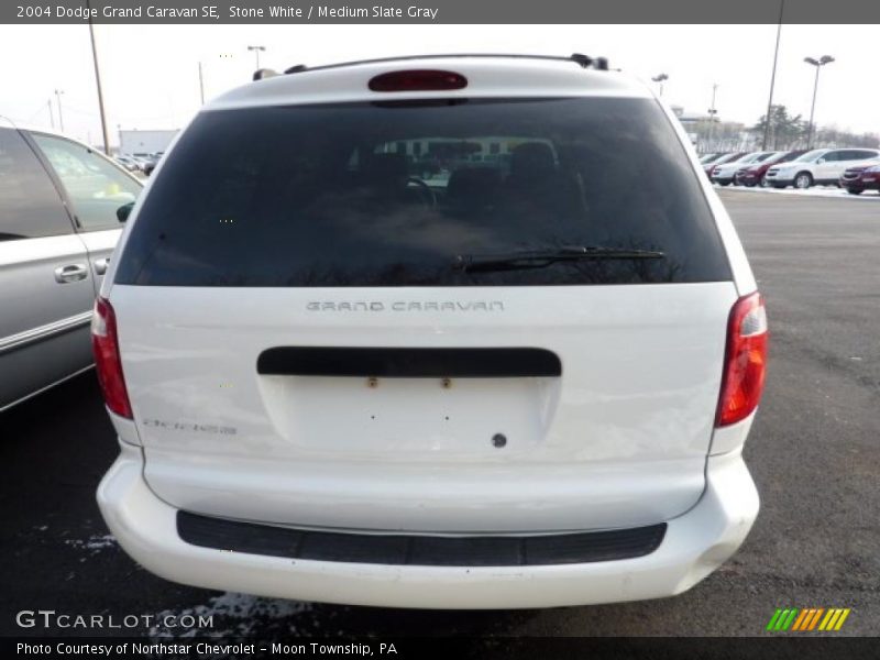 Stone White / Medium Slate Gray 2004 Dodge Grand Caravan SE