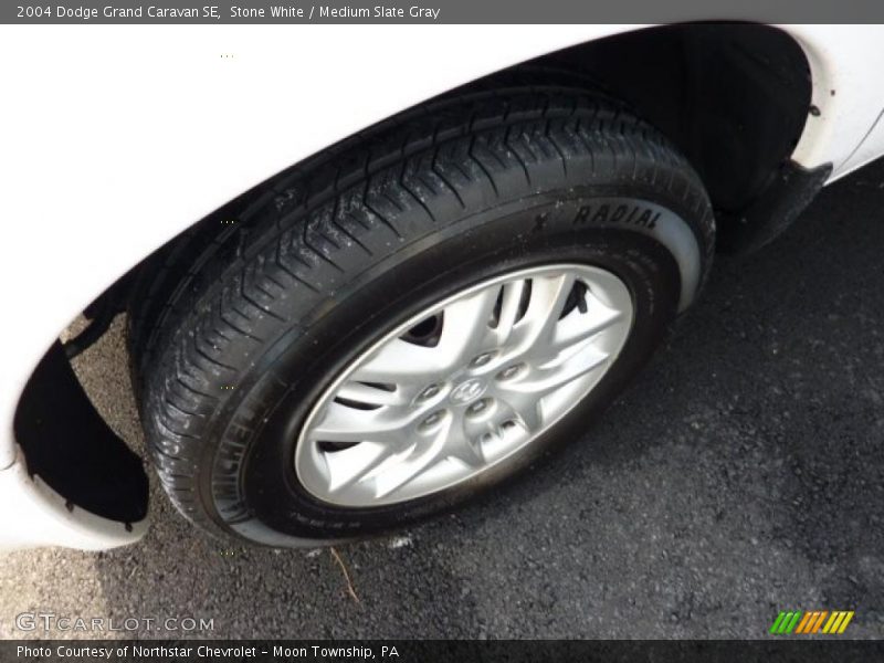 Stone White / Medium Slate Gray 2004 Dodge Grand Caravan SE
