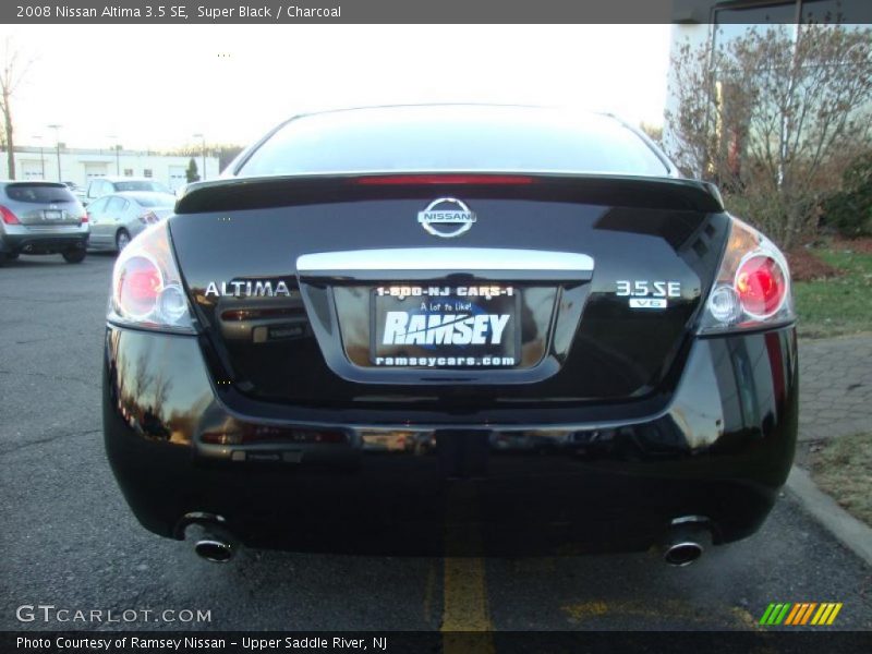 Super Black / Charcoal 2008 Nissan Altima 3.5 SE