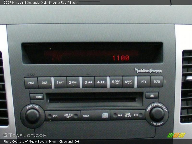 Controls of 2007 Outlander XLS