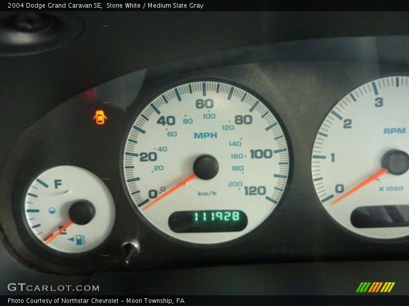 Stone White / Medium Slate Gray 2004 Dodge Grand Caravan SE