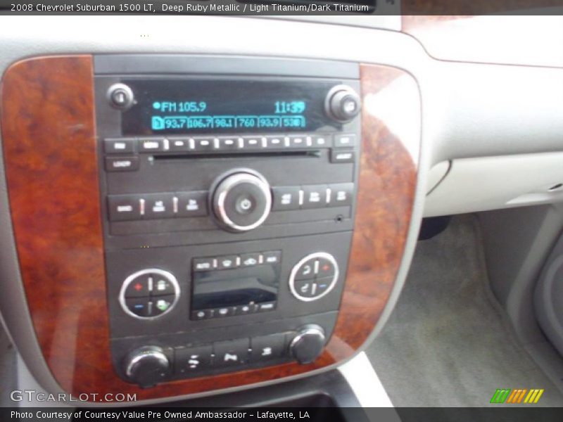 Deep Ruby Metallic / Light Titanium/Dark Titanium 2008 Chevrolet Suburban 1500 LT
