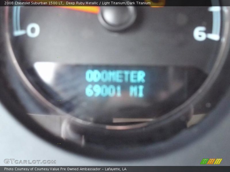 Deep Ruby Metallic / Light Titanium/Dark Titanium 2008 Chevrolet Suburban 1500 LT