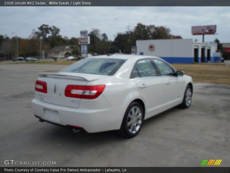 White Suede / Light Stone 2008 Lincoln MKZ Sedan